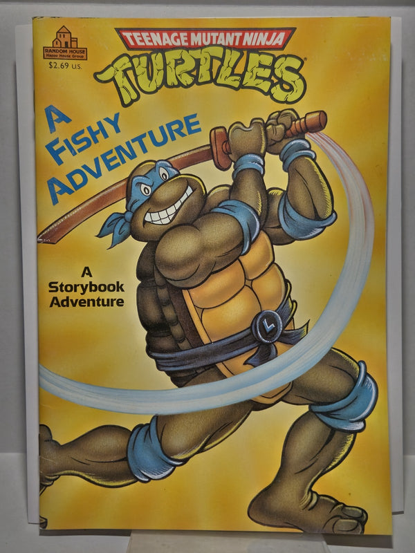 Teenage Mutant Ninja Turtles "A Fishy Adventure" Storybook Random House 1990 (B)
