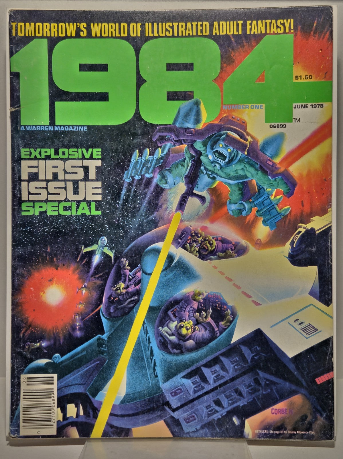 1984 #1 June 1978 Warren Magazine First Issue Special 1