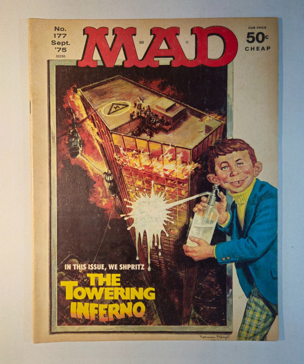 Vintage MAD Magazine #177 September 1975 The Towering Inferno