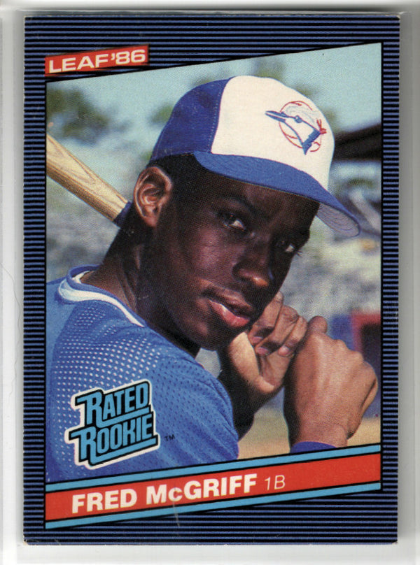 1986 Donruss - Rated Rookie Fred McGriff #28 (RC)