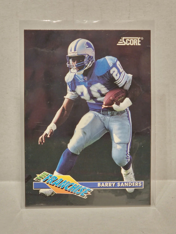 1993 Score Barry Sanders The Franchise #8 Lions HOF
