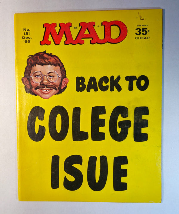 MAD Magazine #131 December 1969 "Back to Colege Isue"