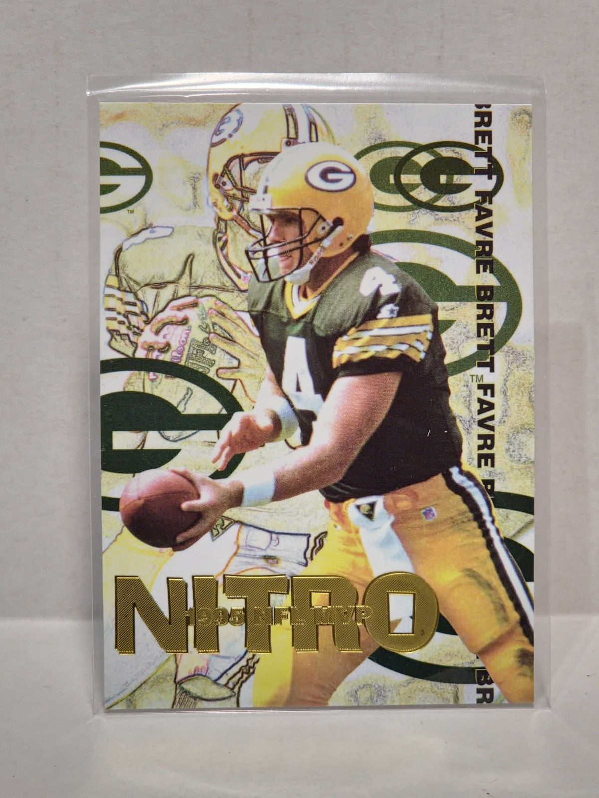 1995 Collector's Edge Nitro Redemption #22 Brett Favre HOF 1