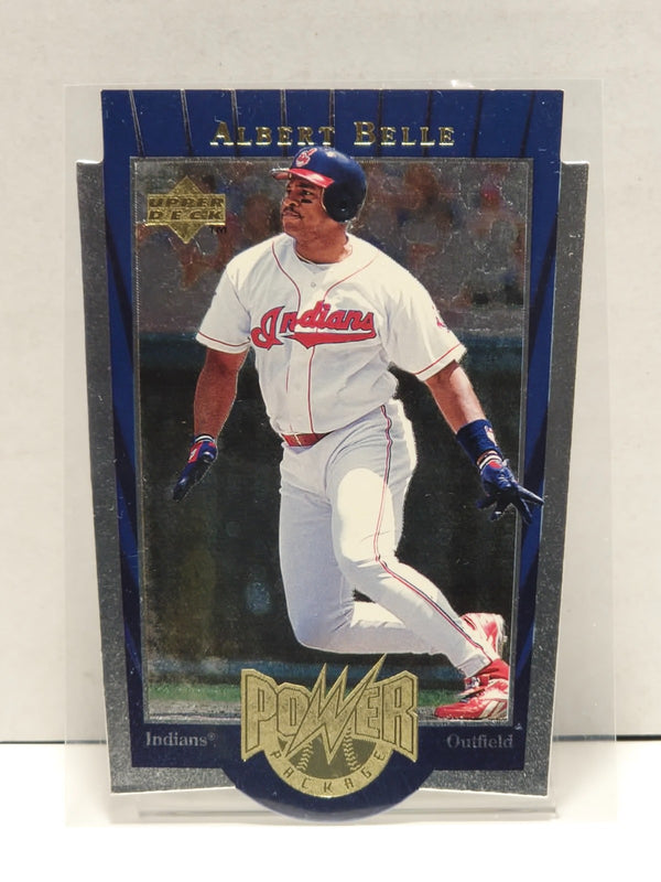 1996 Upper Deck Power Package Albert Belle Die Cut #PP8 Cleveland Indians