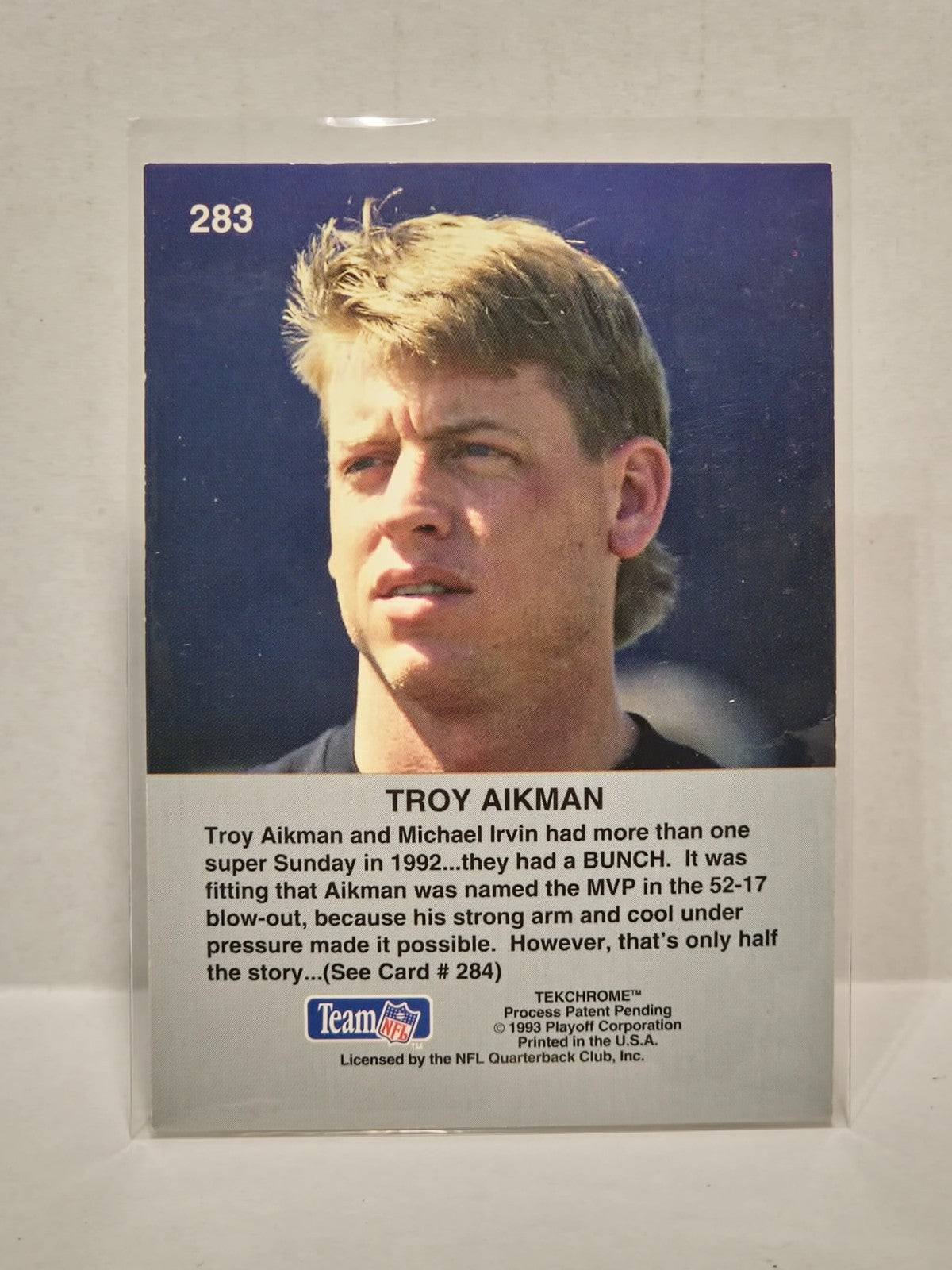1993 Playoff - Troy Aikman #283 2