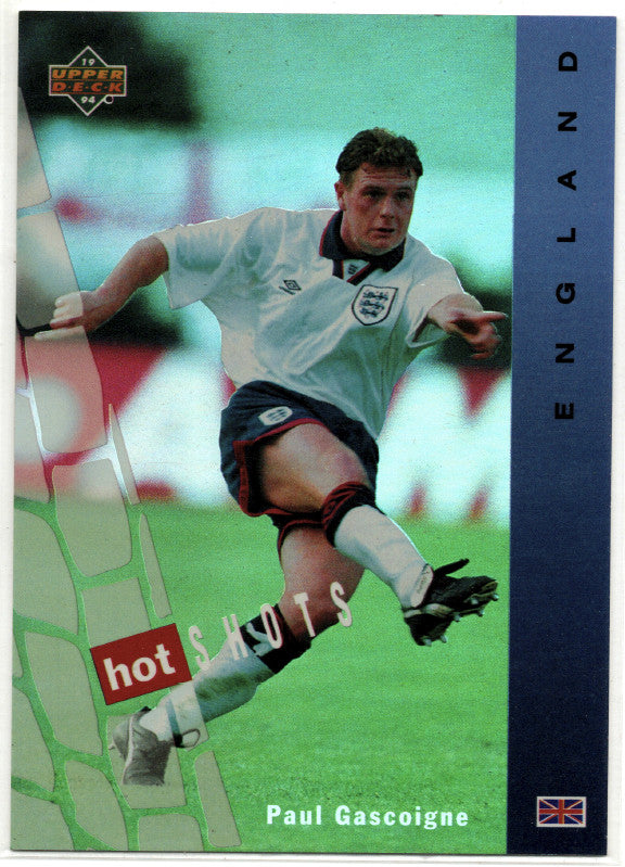 1994 Upper Deck Paul Gascoigne Hot Shots #HS7 1