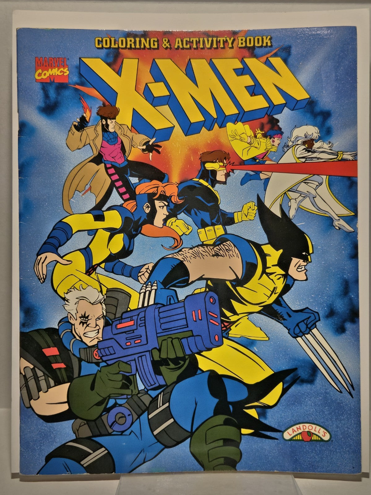 Landoll's X-Men Coloring & Activity Book 1996 Marvel Comics Series Cable App 1