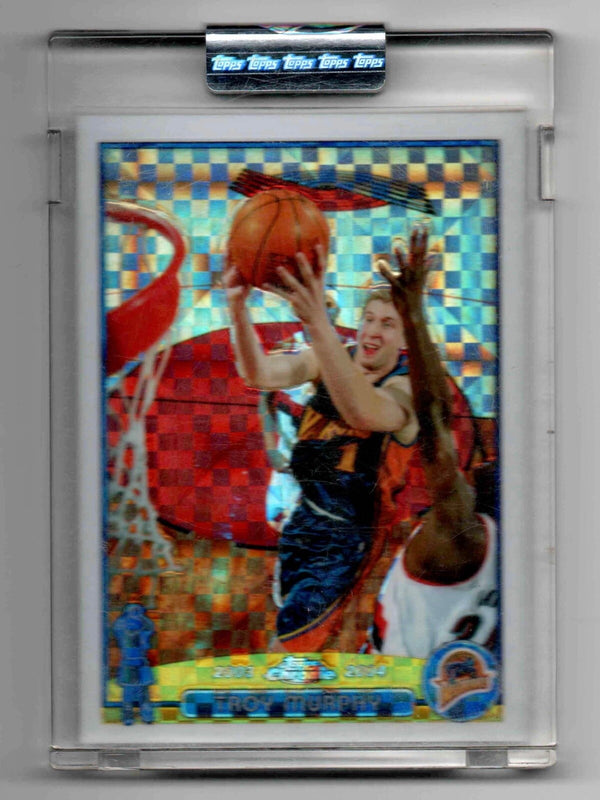 2003-04 Topps Chrome Troy Murphy #107 X-Fractor /220 GOLDEN STATE  Sealed Case