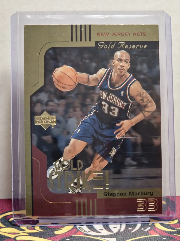 1999-00 Upper Deck Gold Strike Reserve Stephon Marbury GS8