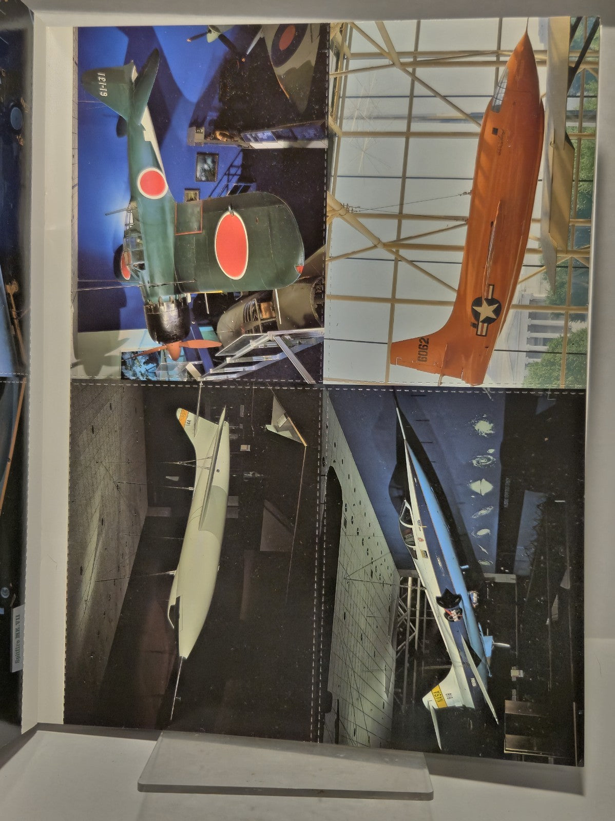 Vintage Smithsonian Institution National Airspace Museum Postcard Book 2