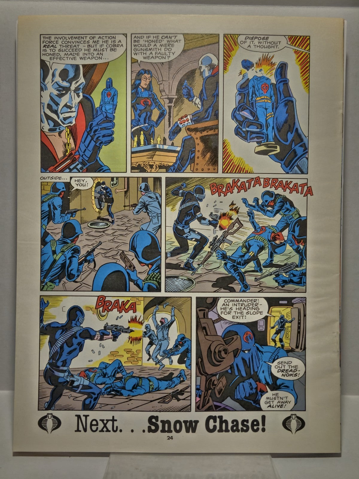 Action Force #1-5 G.I. Joe, Marvel UK Comic Magazine 1987 HIGH GRADES 8