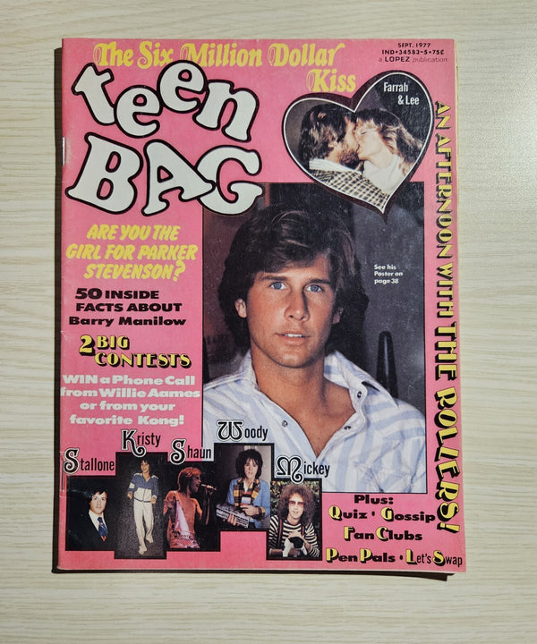 Sep 1977 Teen Bag Magazine Parker Stevenson Poster Star Wars Farrah & Lee Majors