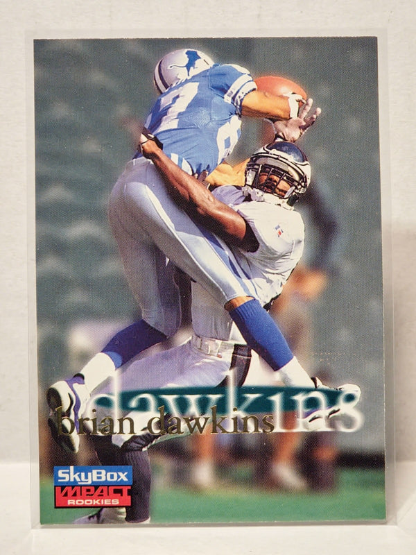 1996 Skybox Impact Rookies Brian Dawkins #50