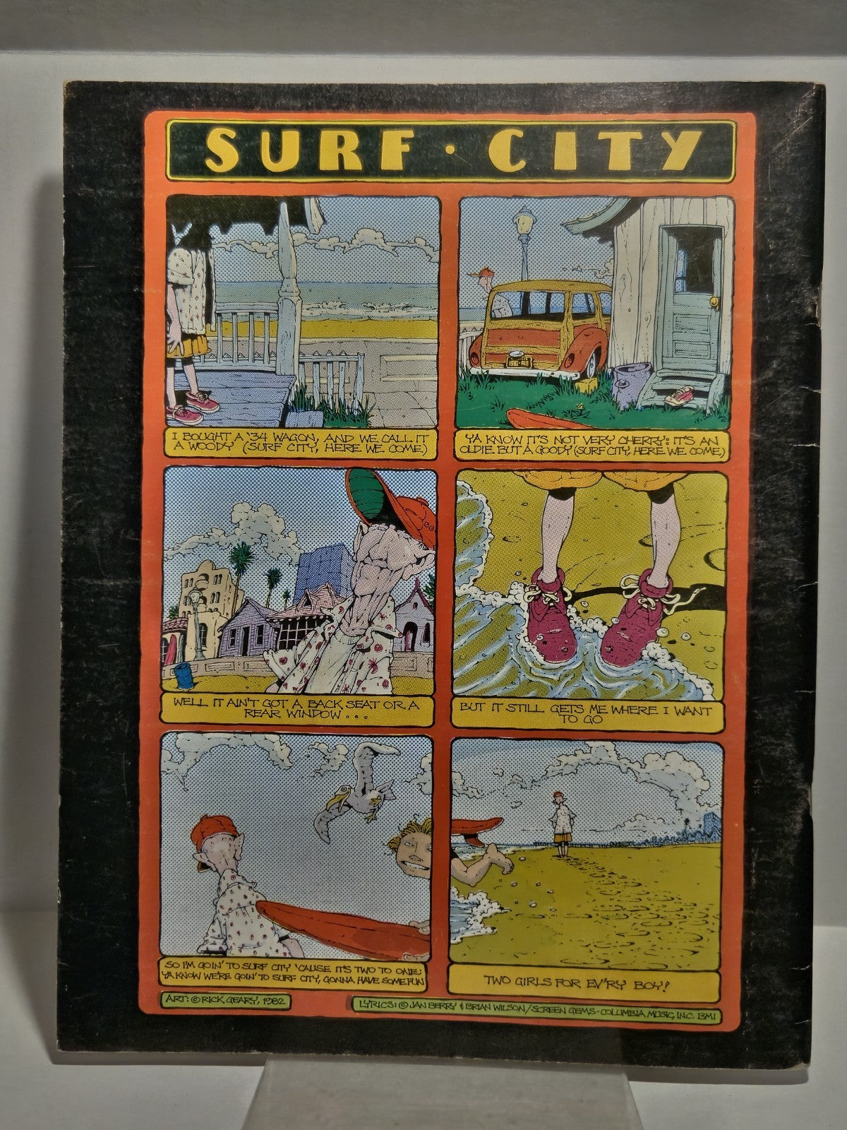 Vintage 1982 Bop Music Comix Magazine Kitchen Sink Press 2