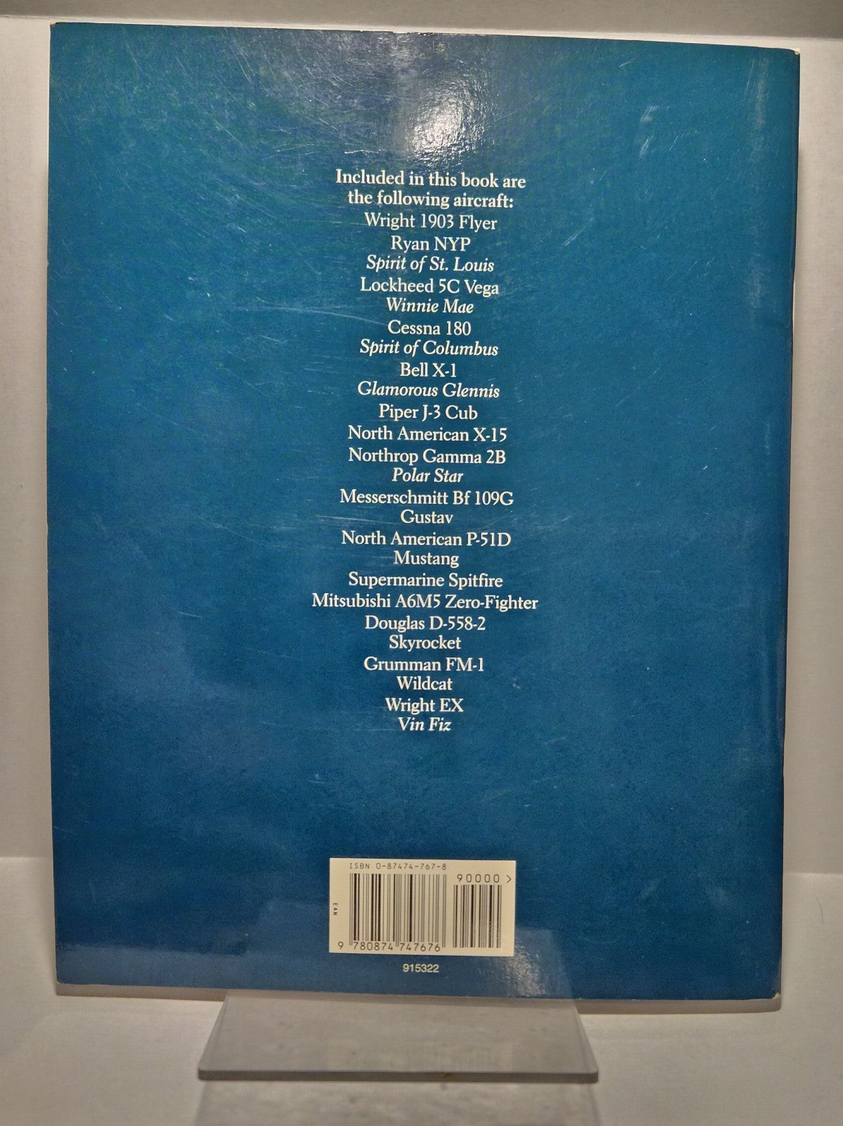 Vintage Smithsonian Institution National Airspace Museum Postcard Book 5