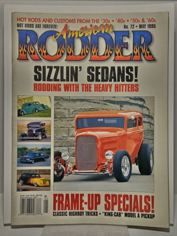 AMERICAN RODDER #72 - SIZZLIN' SEDANS - May 1995