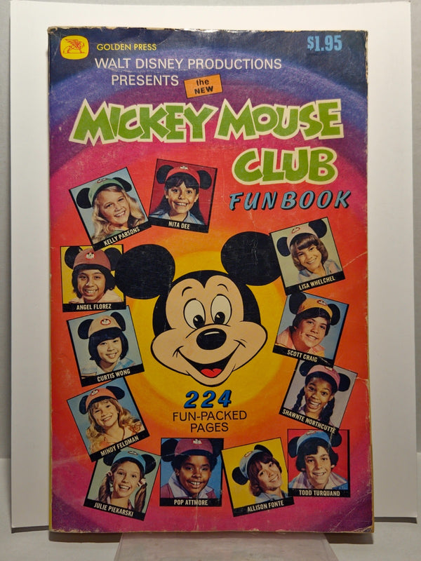 Walt Disney Mickey Mouse Club Fun Book #1 1977 Golden Press Comic Feldman