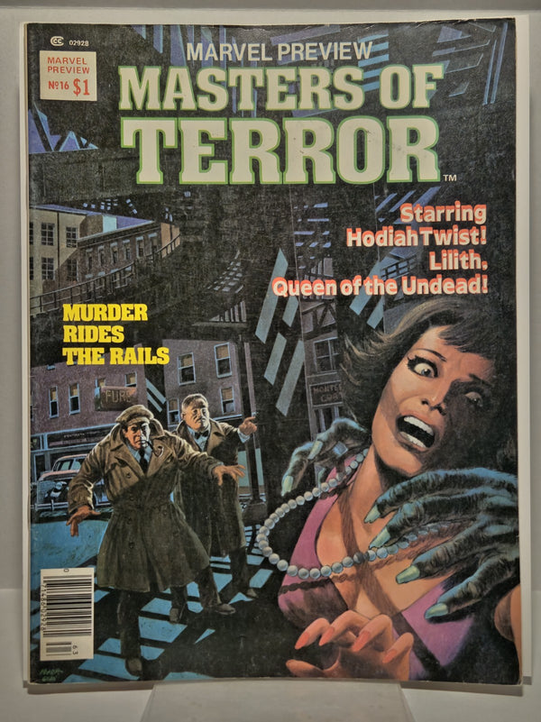 1978 MARVEL PREVIEW Masters of Terror Magazine #16 Gene Colan Lilith