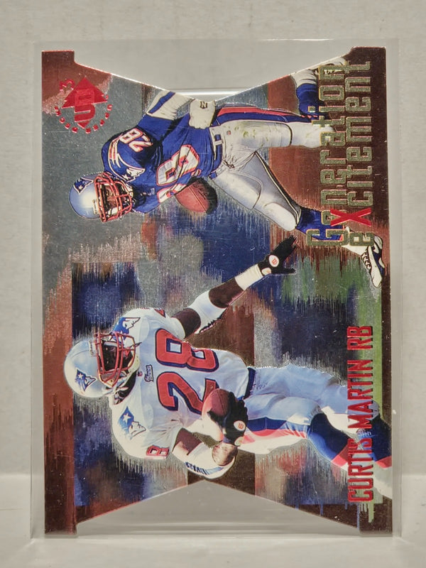 1997 Upper Deck UD3 Generation Excitement Curtis Martin #GE11 HOF