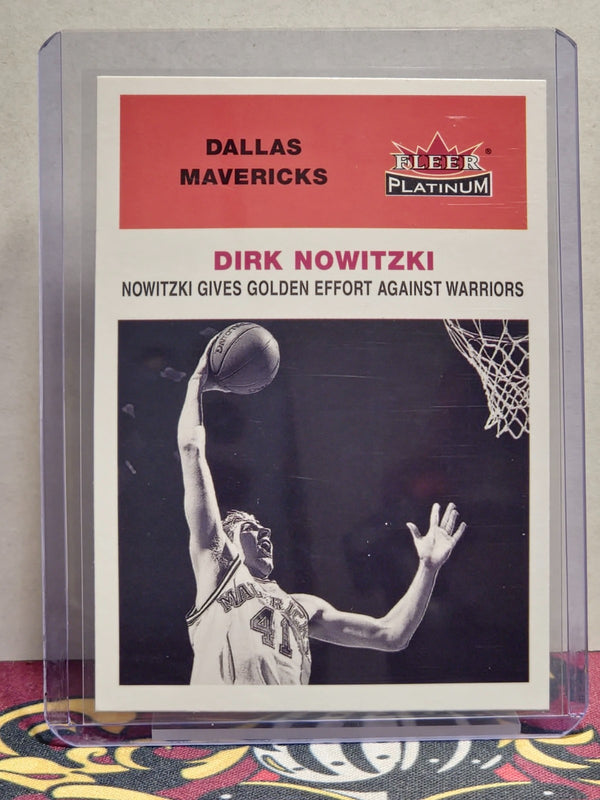 2001-02 Fleer Platinum Dirk Nowitzki #211 HOF
