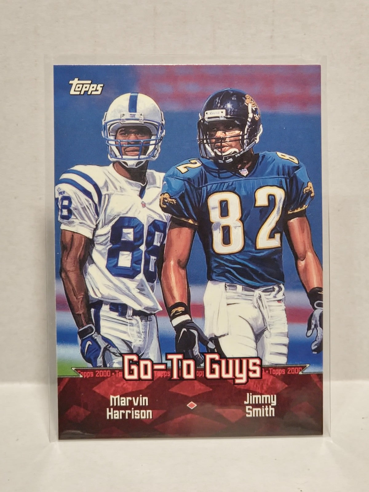 2000 Topps Combos Marvin Harrison Jimmy Smith #TC4 HOF 1