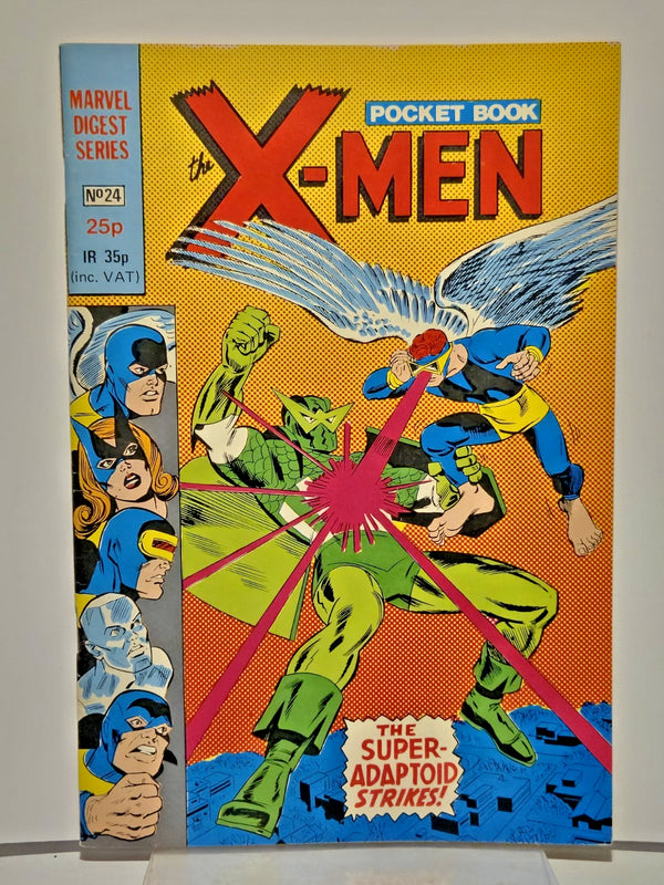 1982 London Marvel Digest Series The X-Men Pocket Book #24