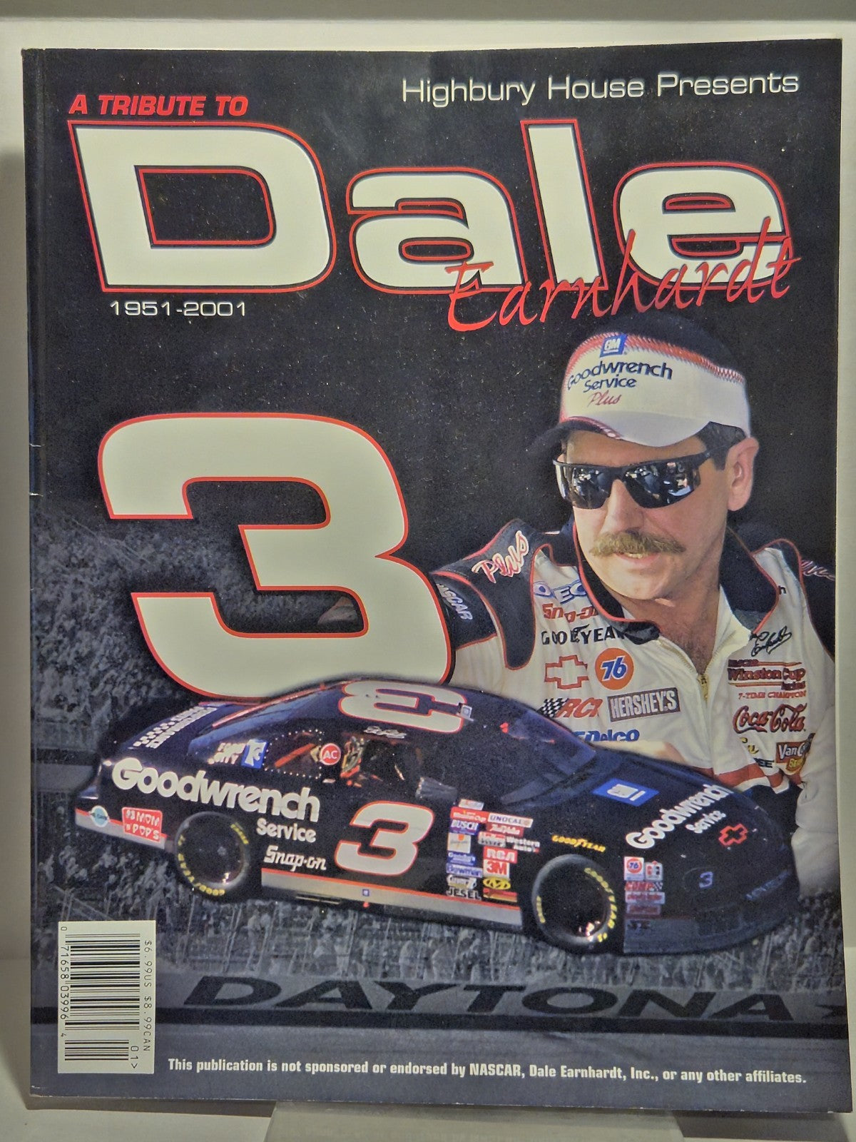 Dale Earnhardt 2001 Highbury House Tribute to Dale Earnhardt Magazine NASCAR 1