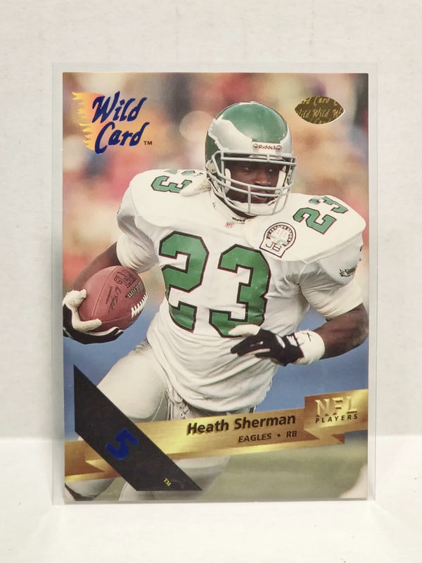 1993 Wild Card - Heath Sherman #99 5 Stripe