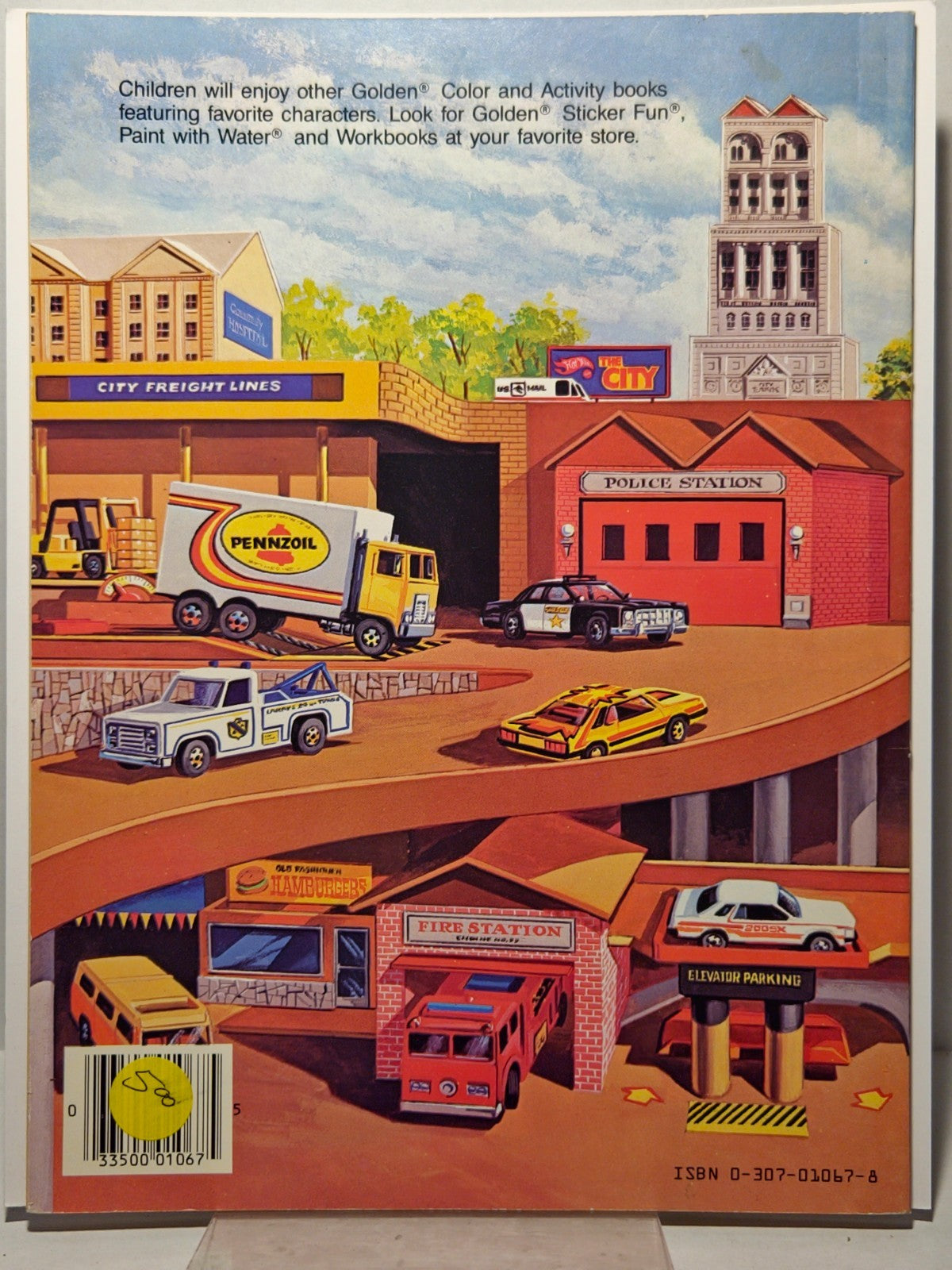 Vintage Hot Wheels Activity Book 1983 Mattel A Golden Book Western Publishing 5