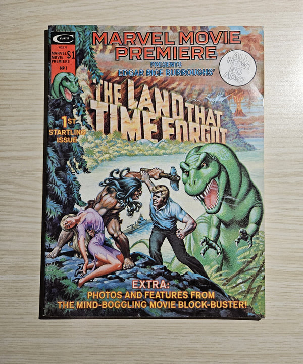 Marvel Movie Premiere #1 (1975) B/W The Land That Time Forgot Cardy Cover