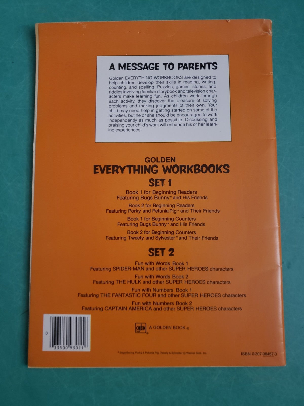 A Golden Everything Workbook CAPTAIN AMERICA 1980 Vintage Marvel  Superhero MCU 10