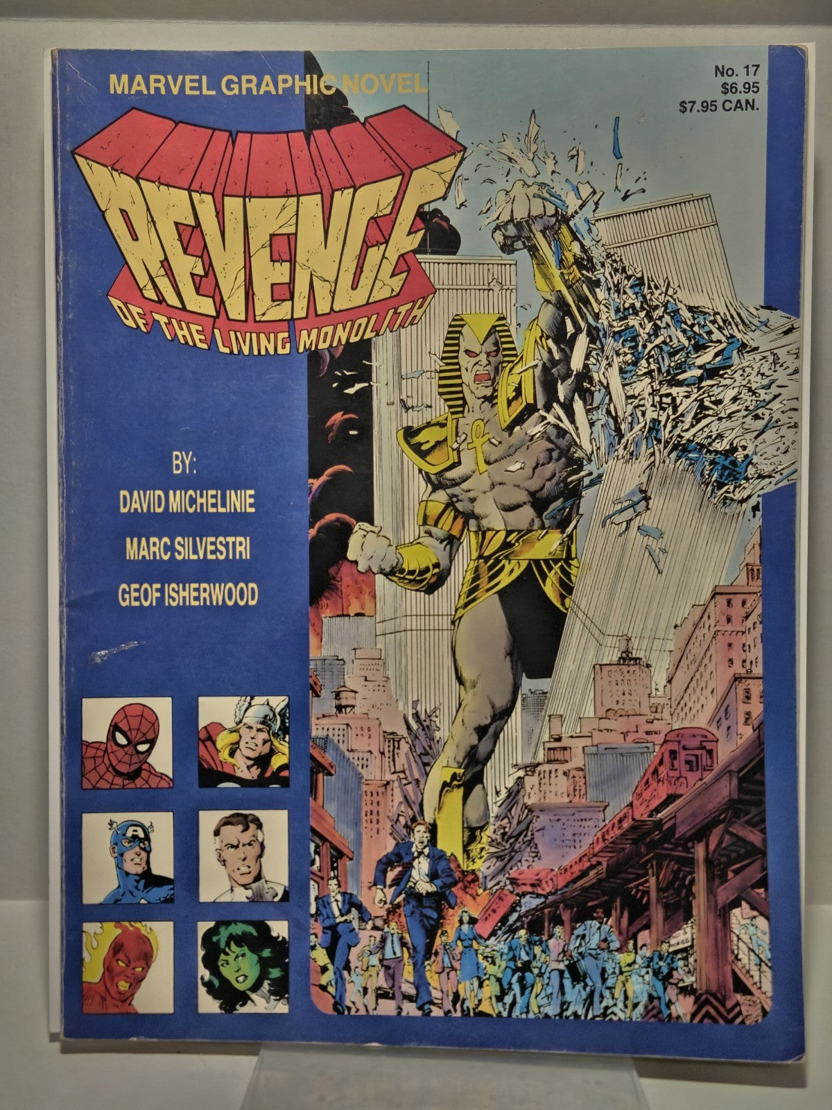 Marvel Graphic Novel Revenge Of The Living Monolith #17  1985 1st Apocalypse? 1