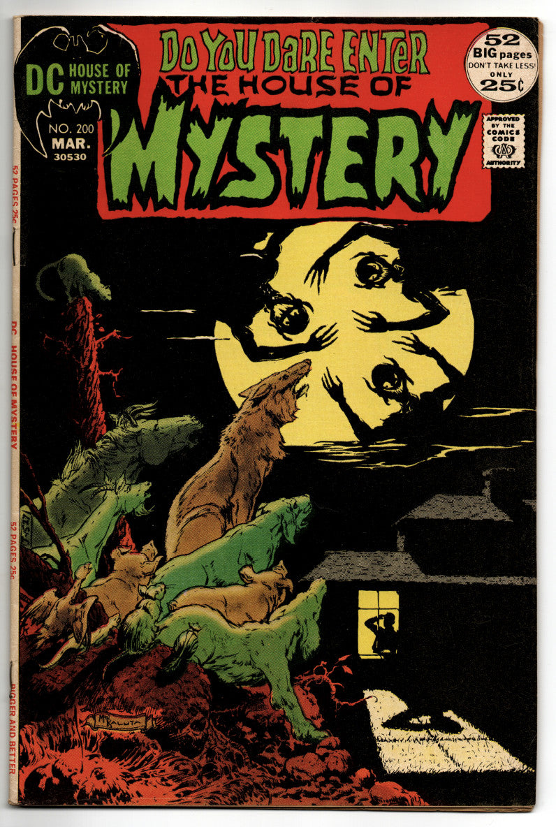 House Of Mystery #200 Kaluta Art DC Horror Comics 1972 Neal Adams 1