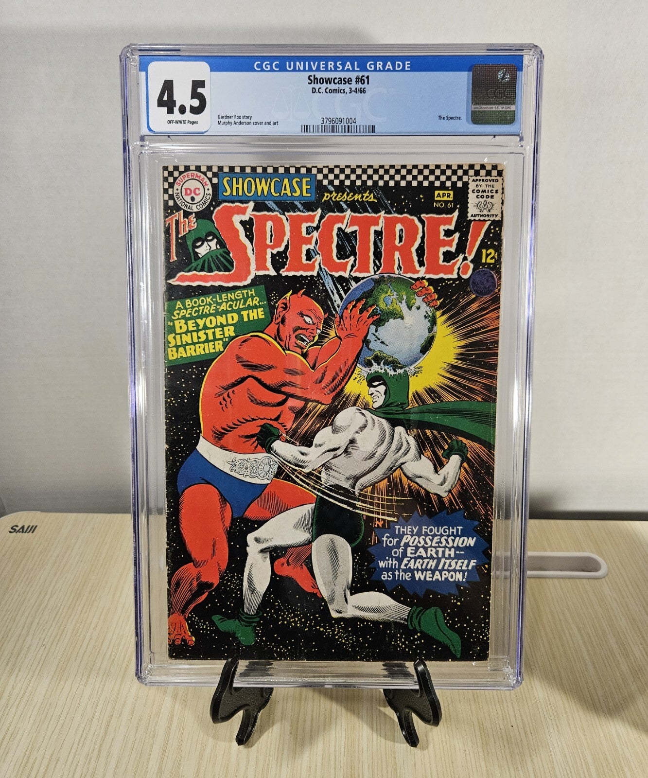 Showcase #61 Presents The Spectre Graded CGC 4.5 MURPHY ANDERSON Cover/Art 1966 1