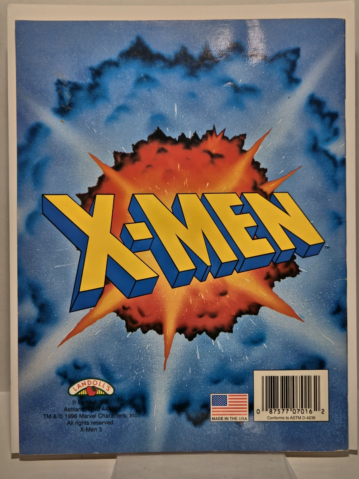 Landoll's X-Men Coloring & Activity Book 1996 Marvel Comics Series Cable App 2