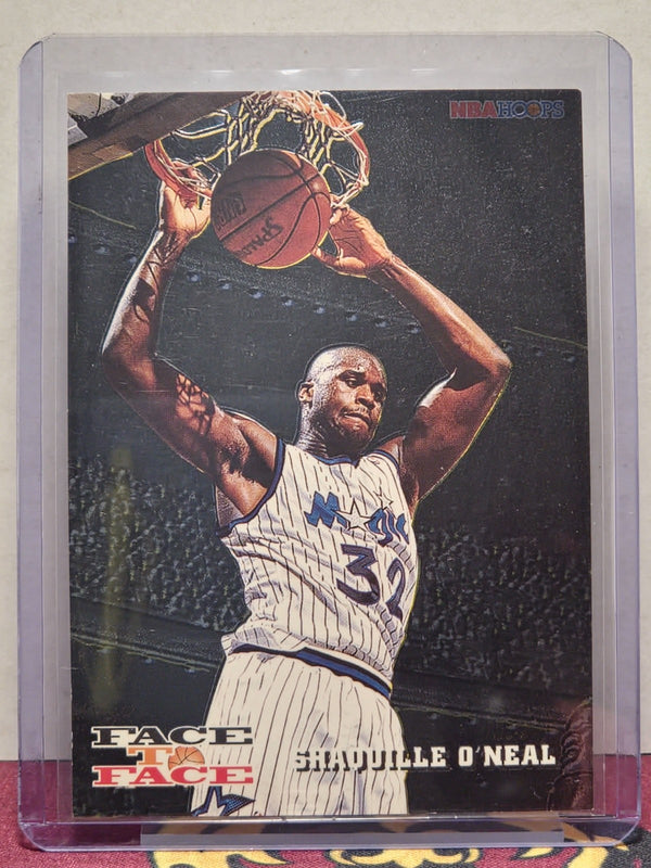 1993-94 NBA Hoops Face to Face Shaquille O'Neal David Robinson #FTF1