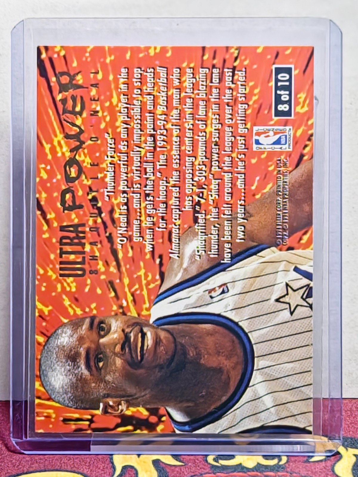 1994-95 Fleer Ultra Shaquille O'Neal Ultra Power #8 2