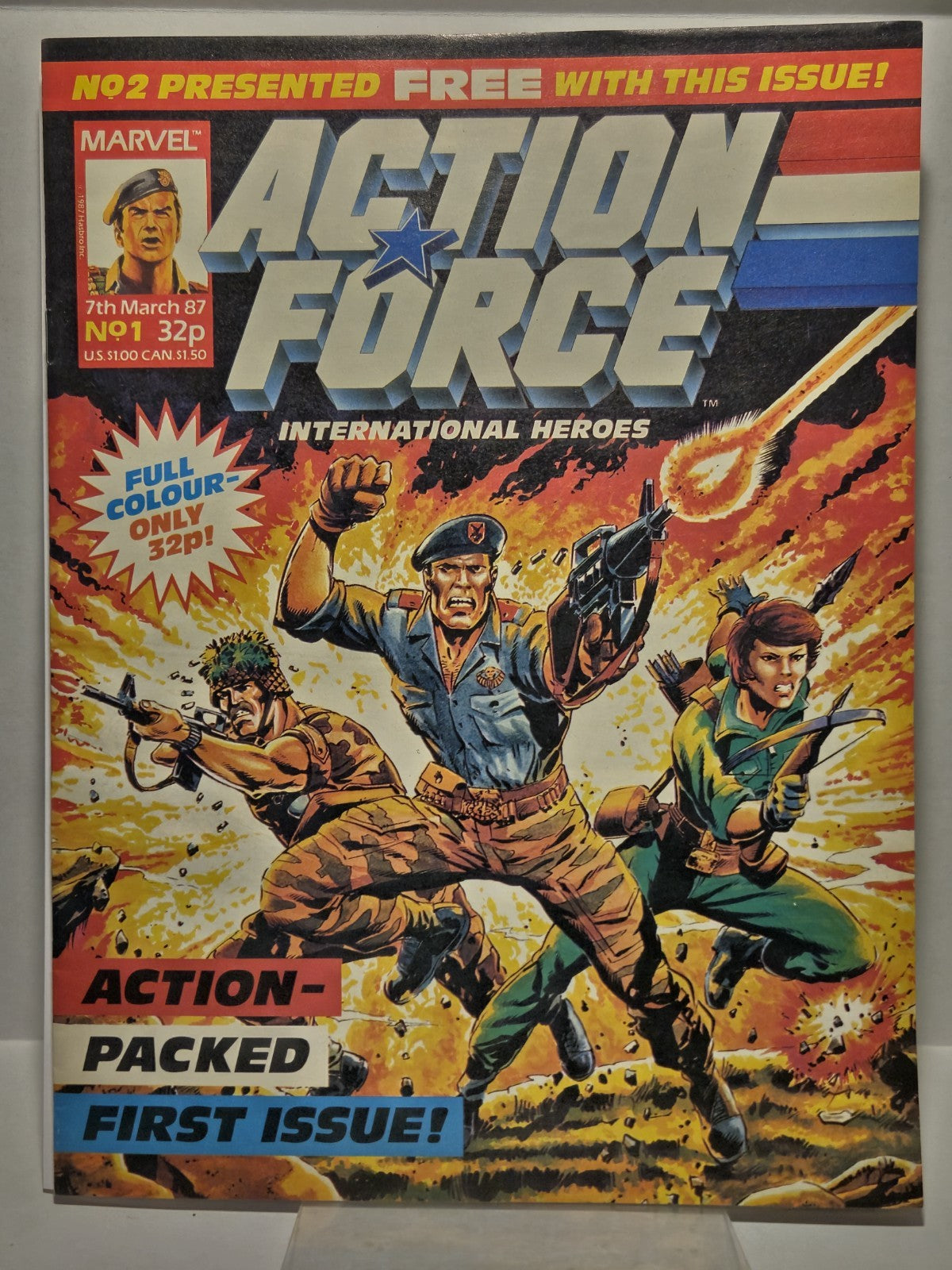 Action Force #1-5 G.I. Joe, Marvel UK Comic Magazine 1987 HIGH GRADES 1