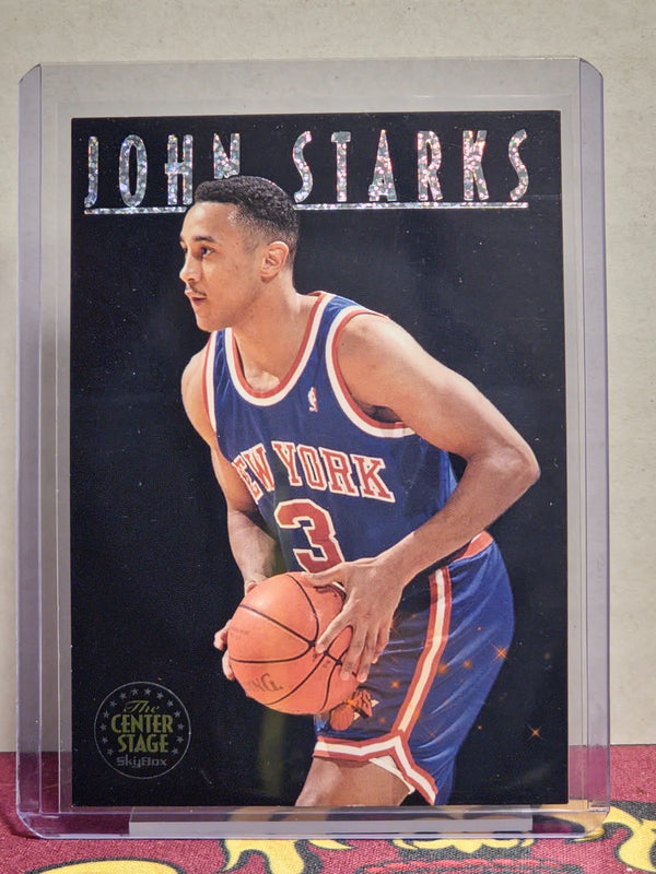 1993-94 Skybox Premium The Center Stage John Starks #CS4