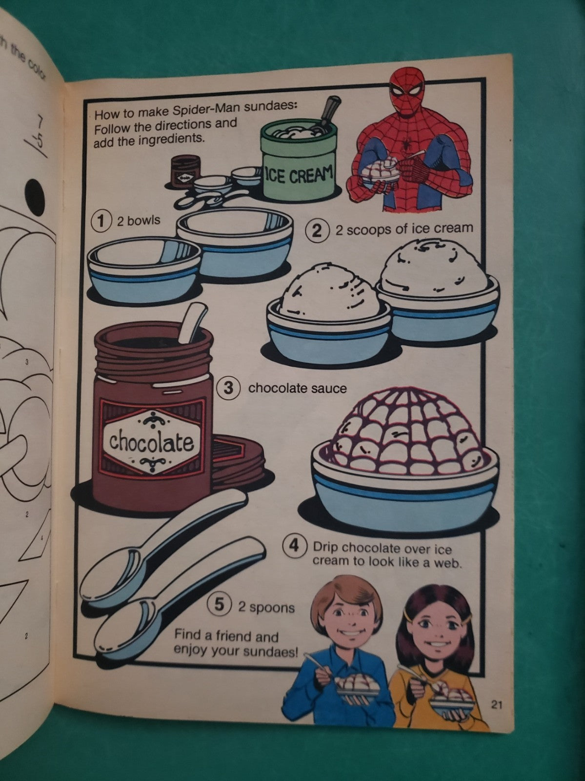 A Golden Everything Workbook CAPTAIN AMERICA 1980 Vintage Marvel  Superhero MCU 5