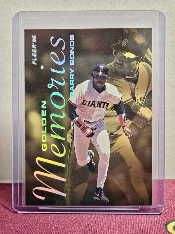 1996 Fleer Golden Memories BARRY BONDS / SAMMY SOSA insert #2 of 10 (FLR)