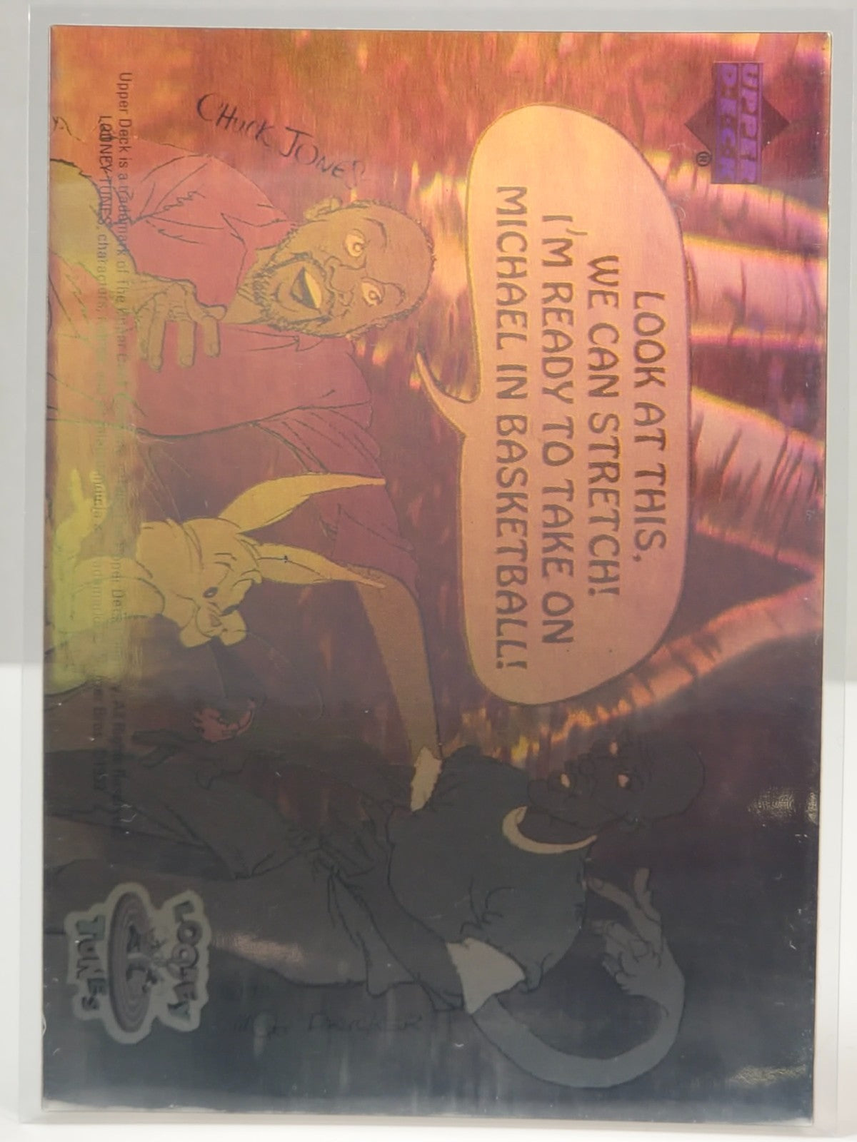 1993 Upper Deck in Adventures in Toon World 5 Hologram subset Jordan Gretzky 6