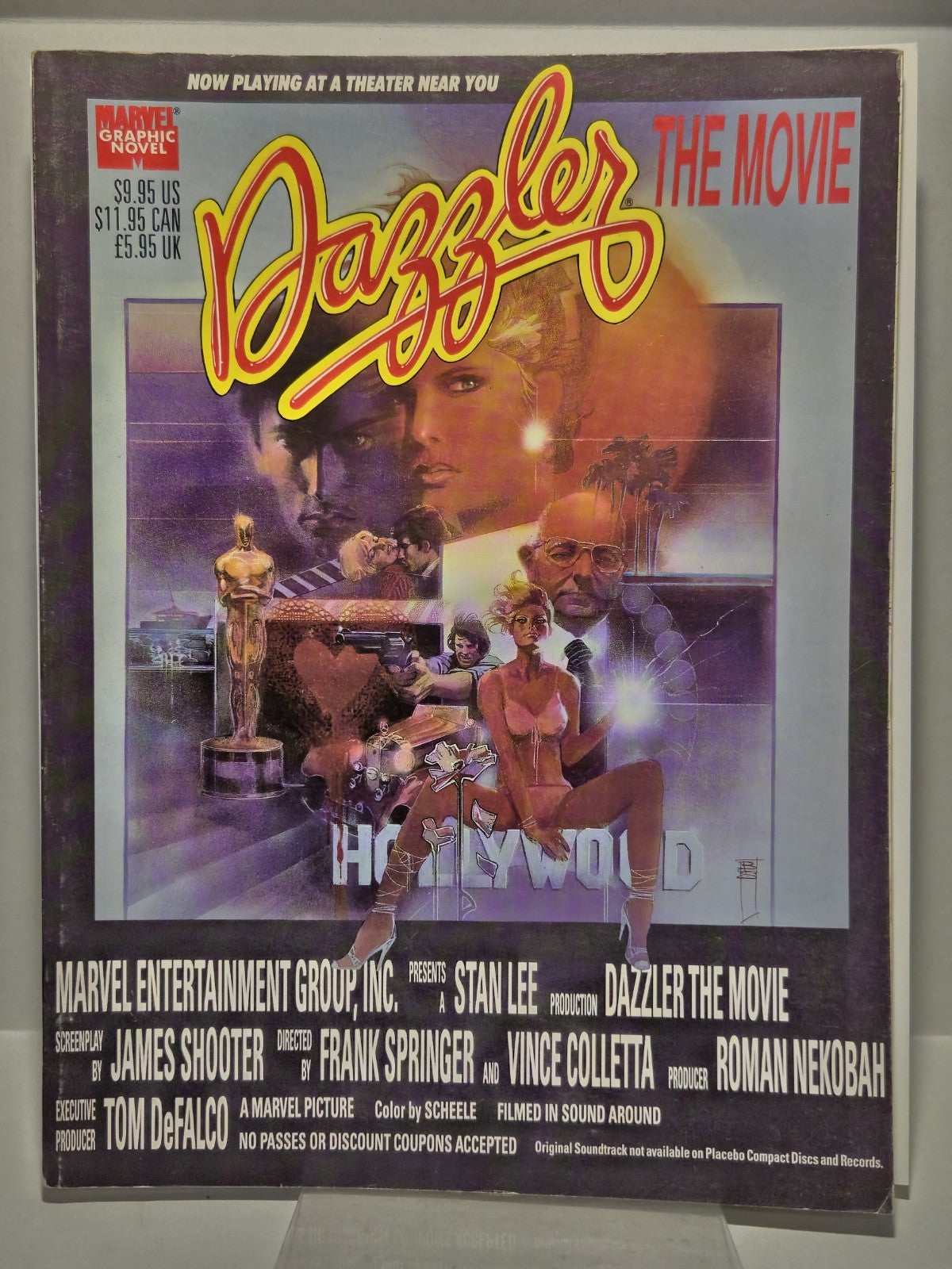 DAZZLER THE MOVIE Marvel Graphic Novel - 3rd Printing 1