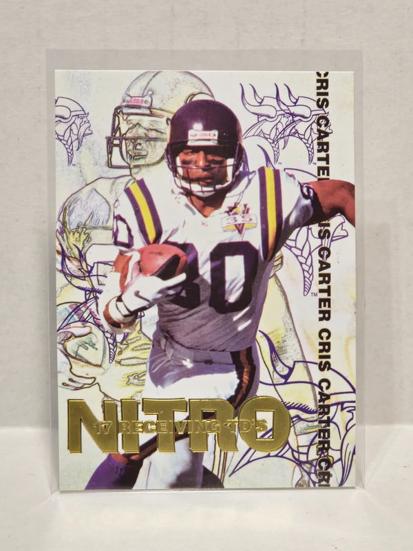 1995 Collector's Edge Nitro Redemption #9 Cris Carter HOF