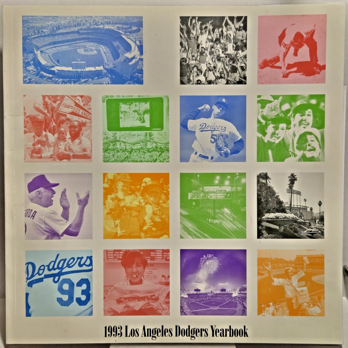 1993 Los Angeles Dodgers MLB Baseball Yearbook Program Oversized 1